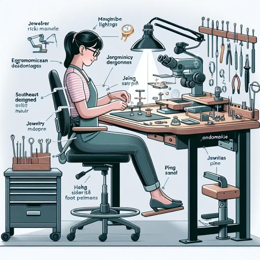 Ergonomia stanowiska pracy jubilera: jak dostosować miejsce pracy, aby zminimalizować ryzyko urazów